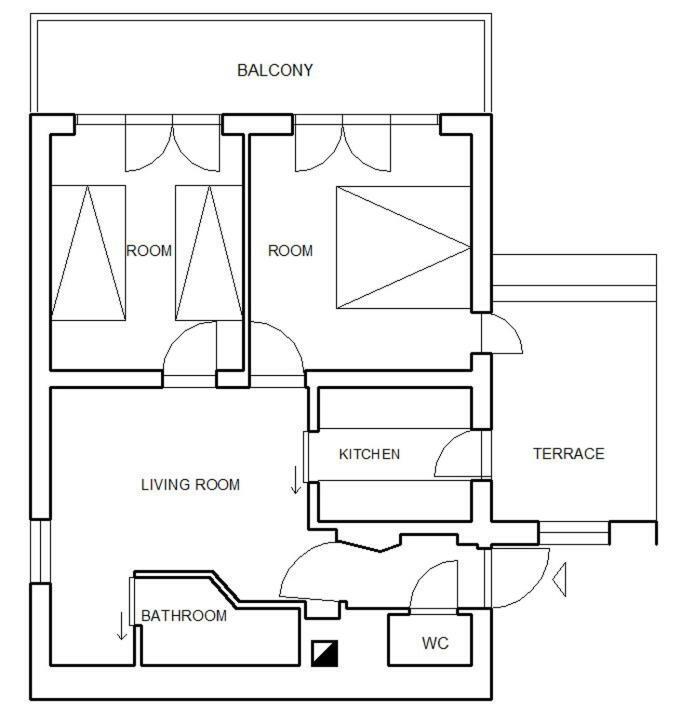Apartment Center Опатия Экстерьер фото
